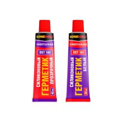 Герметик силикон унив б/цв  40мл  DONEWELL