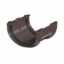 Соединитель желоба D120/80мм  Технониколь Оптима темно-коричневый