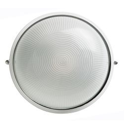 Светильник НПБ   60Вт круг белый б/решетки  TDM  (НПП 81301)