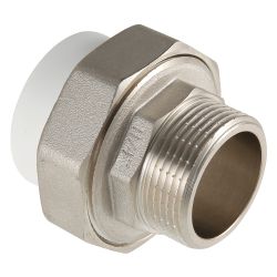 Американка 20 -   1/2" НР PPR белый  VALTEC