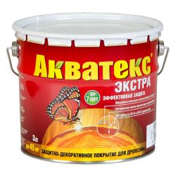 Состав защитный орех   3,0л  АКВАТЕКС-экстра