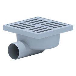 Трап   50 угловой пласт. 150х150мм гидрозатвор  АНИПЛАСТ