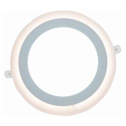 Светильник светодиод встраиваемый  16Вт, 220В, 3000К/6000К, 196*160мм 3 режима, круг Leek