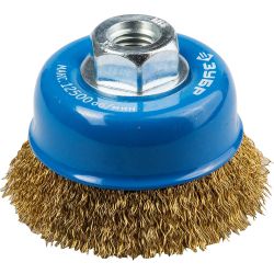 Щетка чашечная для УШМ 125мм (пров. 0,3мм)  ЗУБР