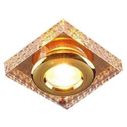 Светильник точечный MR16  золото/зеркальный (GD/CLEAR) ELEKTROSTANDARD