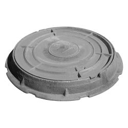 Люк д/смотровых колодцев чугунный легкий   1,5т тип Л(А15) ГОСТ 3634-99  КРОНТИФ