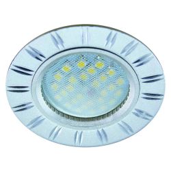 Светильник точечный MR16 GU5.3 23/78мм литой матовый хром/алюм. ECOLA