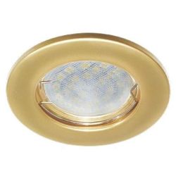 Светильник точечный MR16 GU5.3 DL92 30/80мм выпуклый перламут/золото  ECOLA
