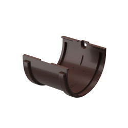 Соединитель желобов D120мм  DOCKE STANDARD темно-коричневый