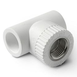 Тройник   32 -   3/4" ВР PPR белый  PRO AQUA