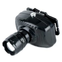 Фонарь налобный  акк ОБЛИК 2077 1свд черн/пластик 3режима  