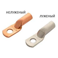 Наконечник медный луженый ТМЛ     6мм