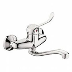 Смеситель для кухни пристенный 40 карт.  LEDEME  локтевой