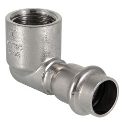 Уголок   15 - 1/2" ВР пресс, нерж  VALTEC