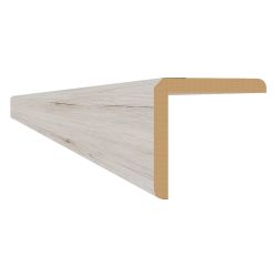 Угол складной к панелям МДФ 2700 х 24 х 24мм Дуб Санремо Белый STELLA