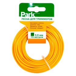 Леска для триммера 3,0мм, 15м (квадрат) PARK