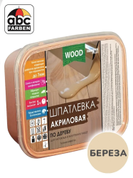Шпатлевка по дереву береза   0,8кг  FARBITEX Profi Wood