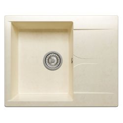 Мойка иск мрамор накладная 500 х 620 х 200мм хлопок GALS  POLYGRAN