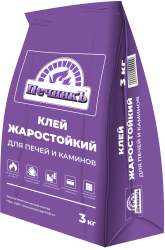 Клей жаростойкий   3,0кг  ПЕЧНИК