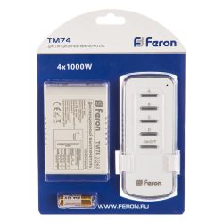 Пульт управления освещением ТМ74 (4 канала)  FERON
