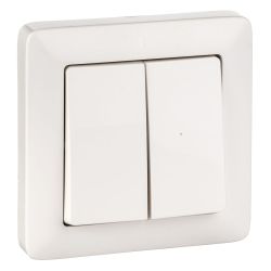 Выключатель 2-ой с/п SCHNEIDER ELECTRIC Хит белый