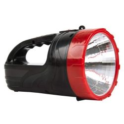 Фонарь аккум. SMARTBUY  SBF-400-К 1свд+6свд ,2режима,черный/пластик