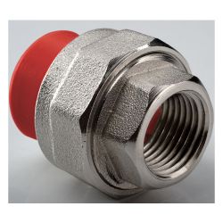 Американка 20 -   1/2" ВР PPR красный  РВК AntiFire