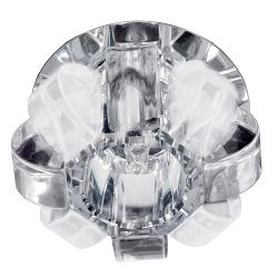 Светильник точечный MR16  GU5.3 12В 40Вт DK31 CH/WHMWH 90/50мм хром/прозр./мат.  ЭРА