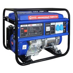 Электрогенератор ГБ-4400 ДИОЛД (4,4кВт, бак 25л, вес 59кг, 4-х тактный, 340г/кВтч)
