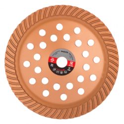 Чашка зачистная алмазная 230мм 1-рядная  Турбо MATRIX