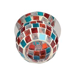 Светильник точечный MR16  GU5.3 12В 50Вт DK36 CH/WH 70/55мм прозрачный/красный/голубой  ЭРА