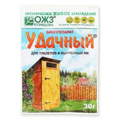 Биопрепарат для туалетов Удачный 30гр  БАШ