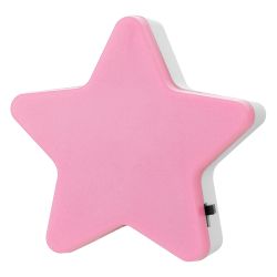 Ночник "ЗВЕЗДОЧКА" с датчиком освещенности, розовый  TDM