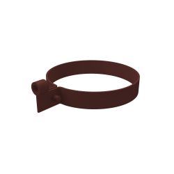 Хомут трубы ПВХ GL Стандарт 3м шоколадный 8017 без шпильки
