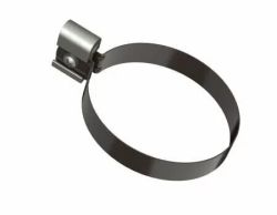 Хомут трубы металл D80мм  Технониколь Оптима темно-коричневый, L-140мм