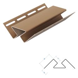 Угол внутренний для сайдинга  DOCKE капучино 3,05м