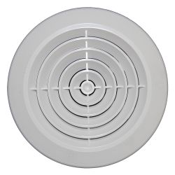 Вент решетка круглая без фланца d125 170/125  ВИЕНТО