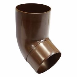 Колено трубы D100мм/67*  NORDSIDE коричневый