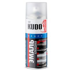 Эмаль для радиаторов алкидная аэрозоль  520мл  KUDO