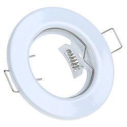 Светильник точечный MR16 GU5.3 DL90 30/80мм плоский белый  ECOLA