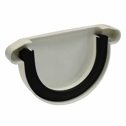 Заглушка желоба D125мм  NORDSIDE белый