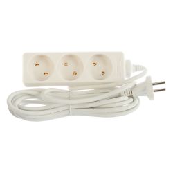 Удлинитель 3 местный  5 метра  10А, б/з  GENERAL