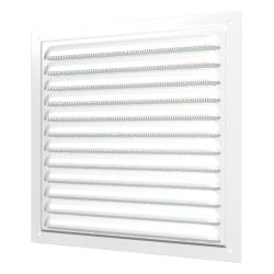 Вент решетка металл 17 х 24 белый  ВИЕНТО