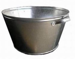 Таз круглый 13л оцинк