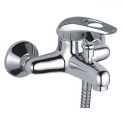 Смеситель ванн.-душ. 40 карт.  FRAP  короткий излив