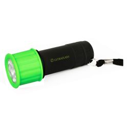 Фонарь  ULTRAFLASH LED 15001-С (зеленый с черным)