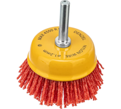Щетка чашечная для дрели полимерно-абразивная 65мм  DENZEL