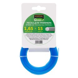 Леска для триммера 1,65мм, 15м (шестигранник)  STARTUL 