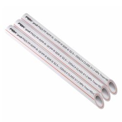 Труба армированная стекловолокно   25  PN 25 (4м) PPR белый  РВК