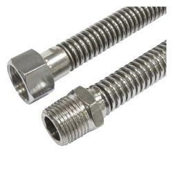 Подводка газ 1/2" 1,2 г/г сильфон  VALFEX